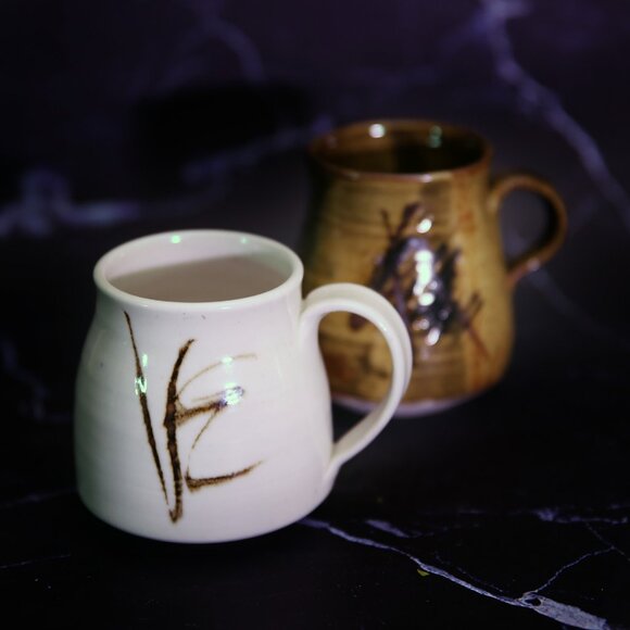 Bogen Signed Artisan Pottery Mugs Cups - Picture 5 of 10